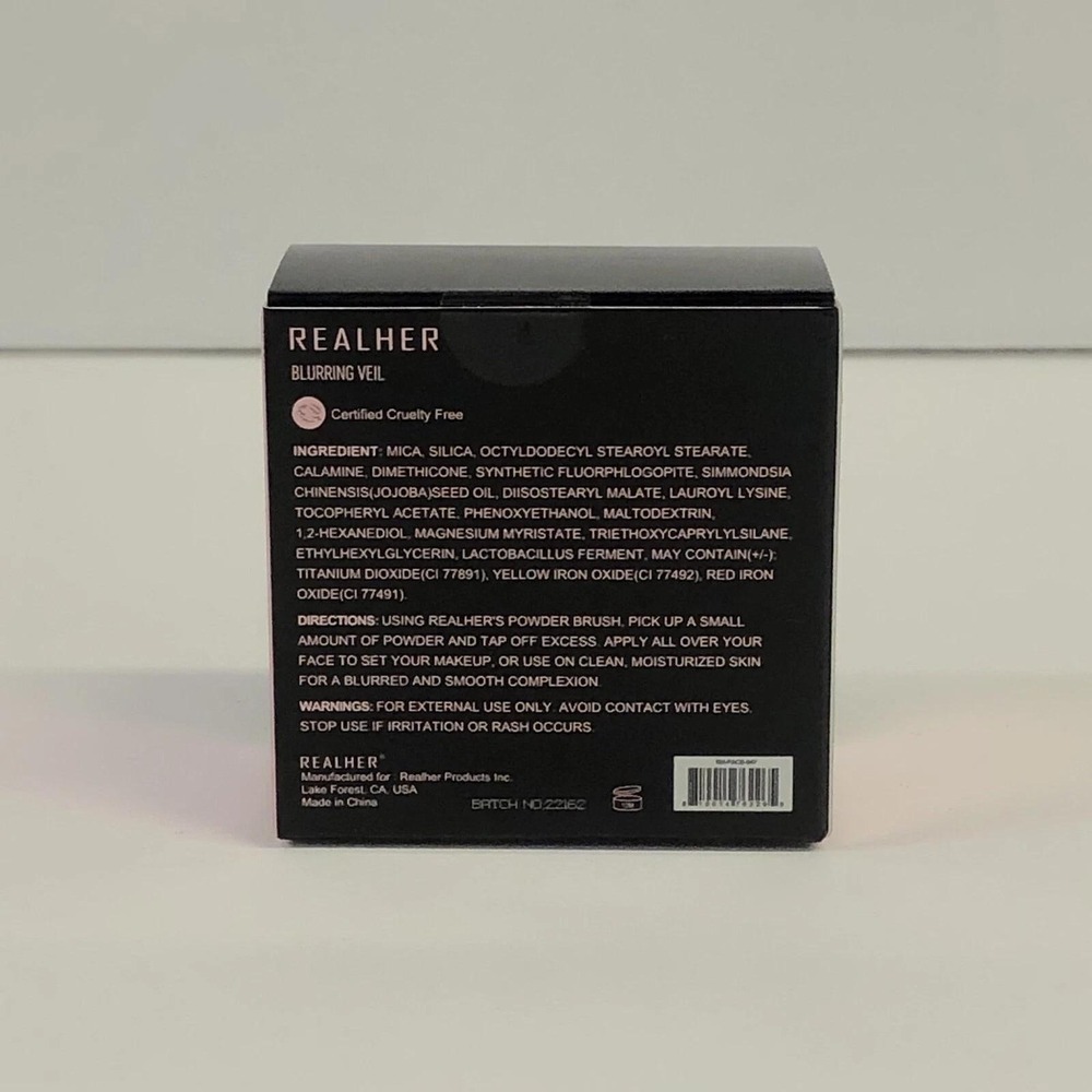 RealHer Blurring Veil Set Your Goal Blue Light Defense Setting Powder NEW - Picture 7 of 8